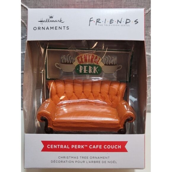 Hallmark Friends Central Perk Cafe Couch Christmas Ornament - Picture 2 of 4